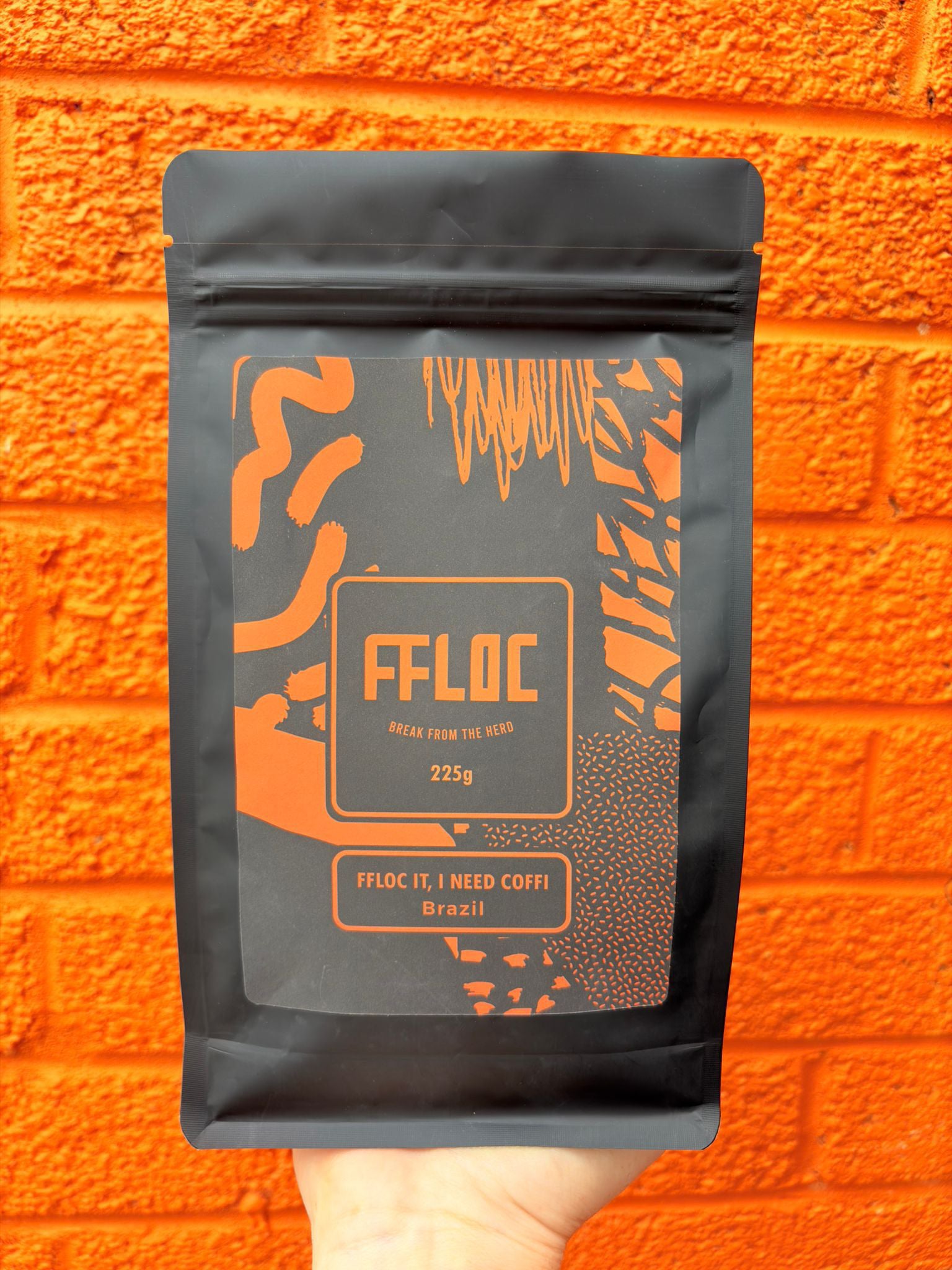 Brazilian whole bean coffee 225g