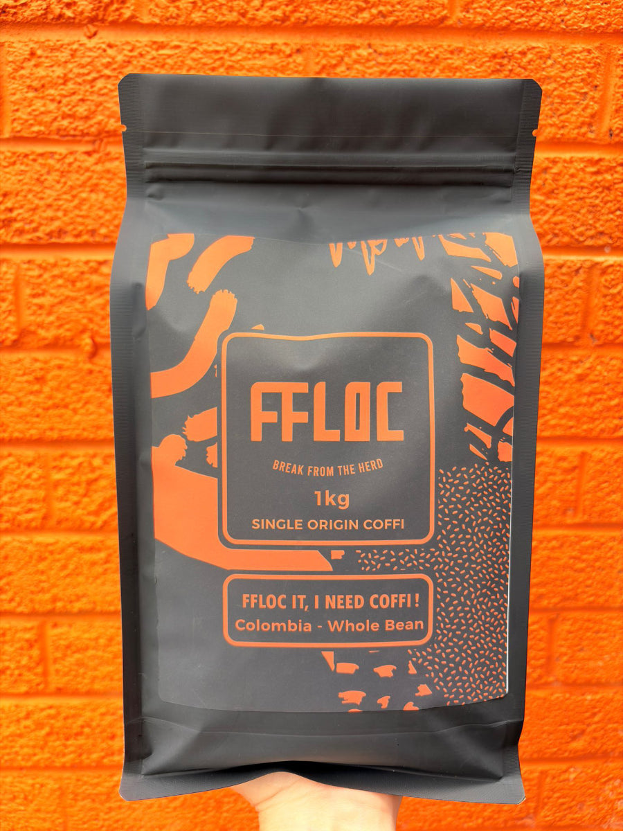 Columbian whole bean coffee 1kg