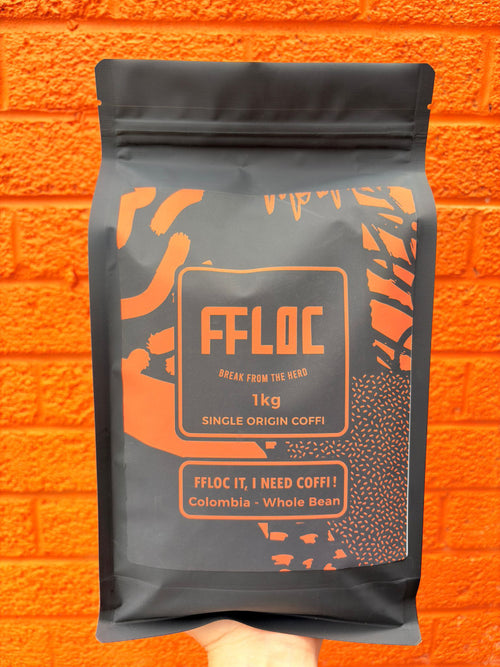 Columbian whole bean coffee 1kg