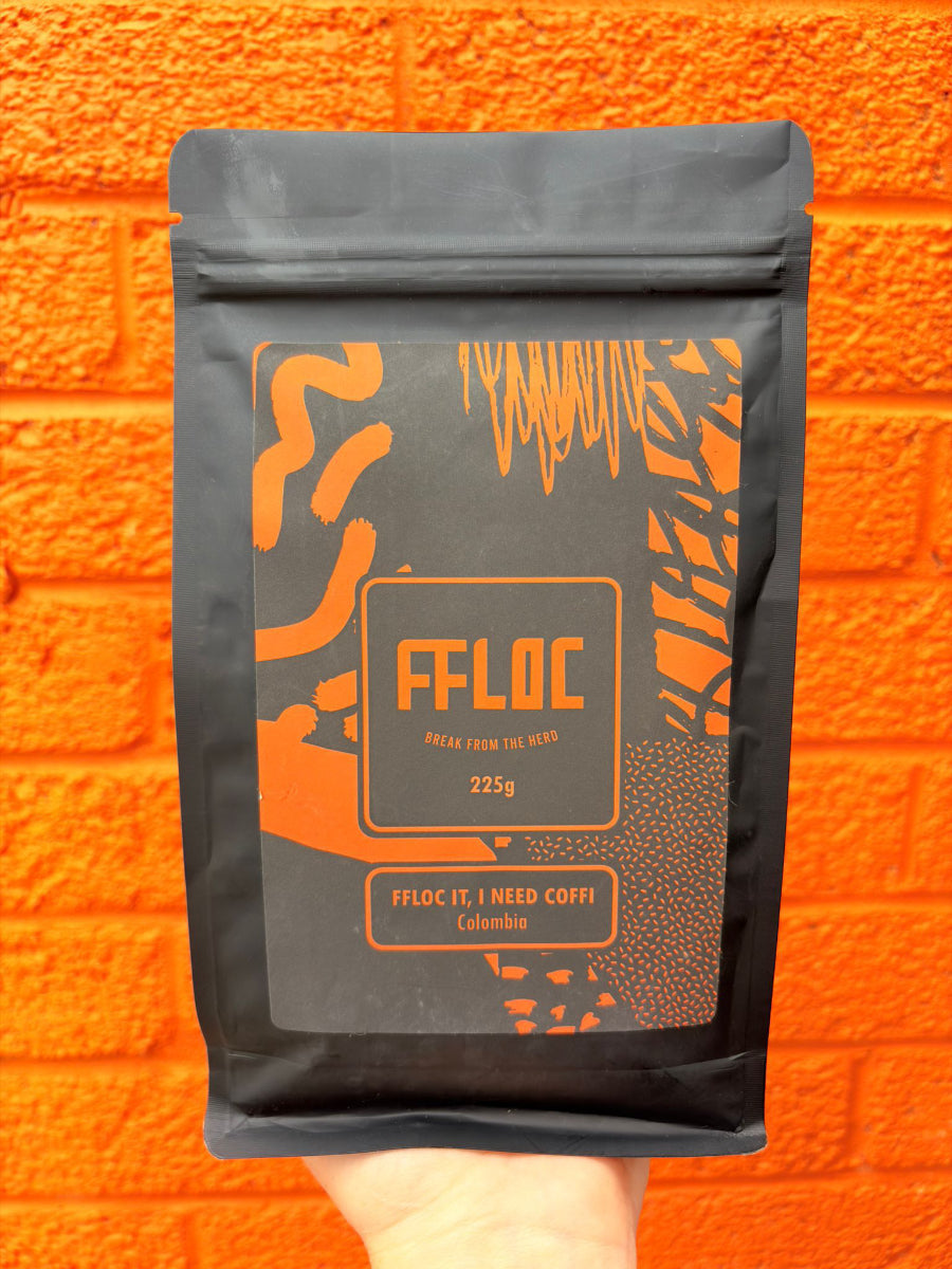 Columbian whole bean coffee 225g