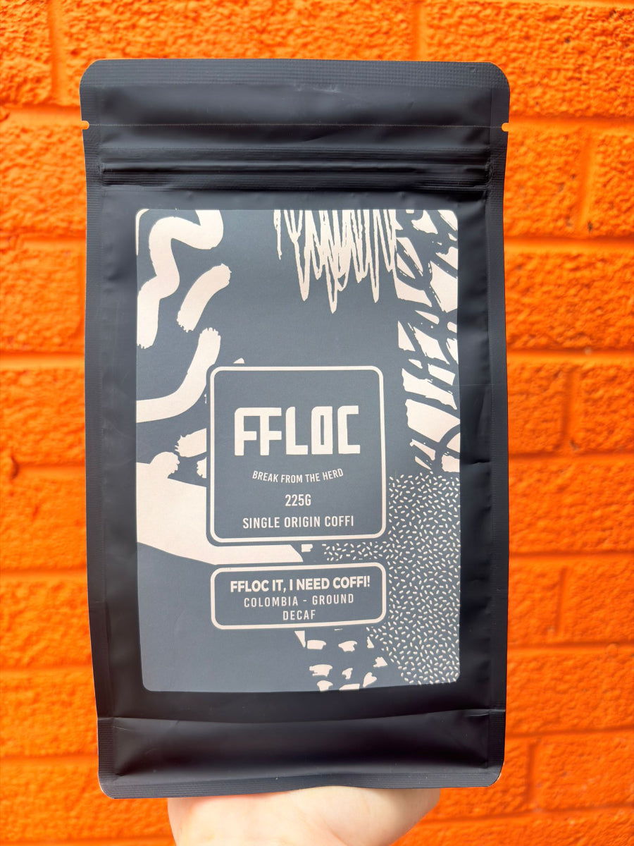 Columbian ground decaf coffee 225g