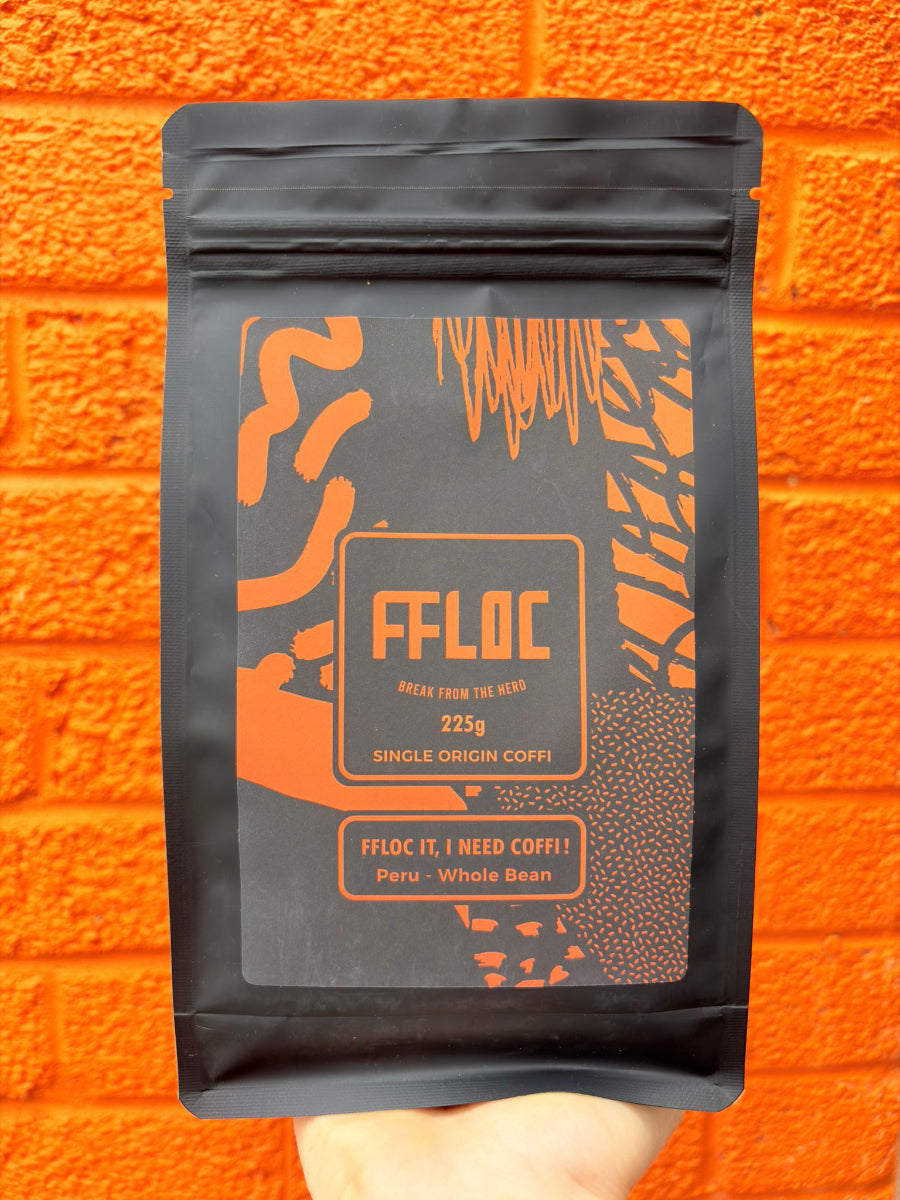 Ffloc Peruvian Coffi Whole Bean 225g